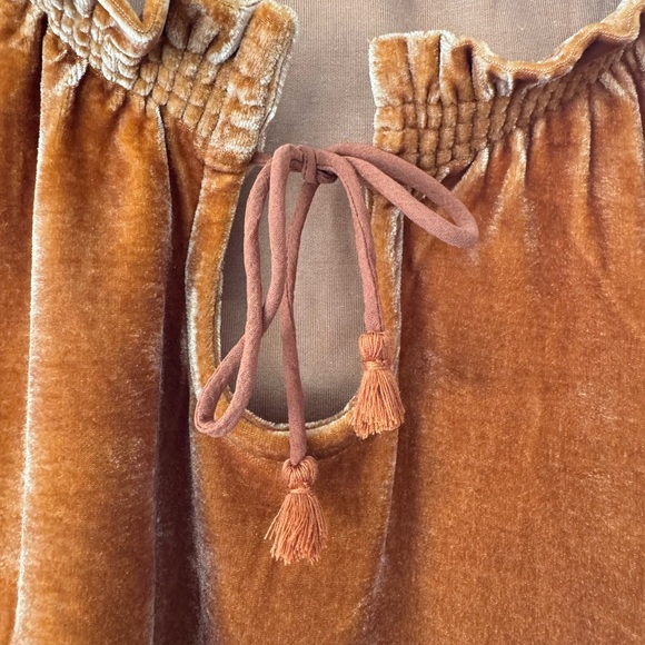 Velvet Orange Top - Picture 5 of 5